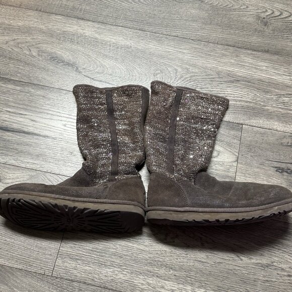 UGG Australia Women's Camaya Sequin Knit Winter Boots Size 8 - Picture 4 of 5